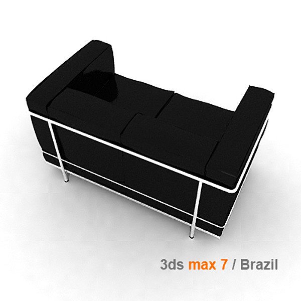 maya le corbusier 2 - lc2 2 seats by lajhar